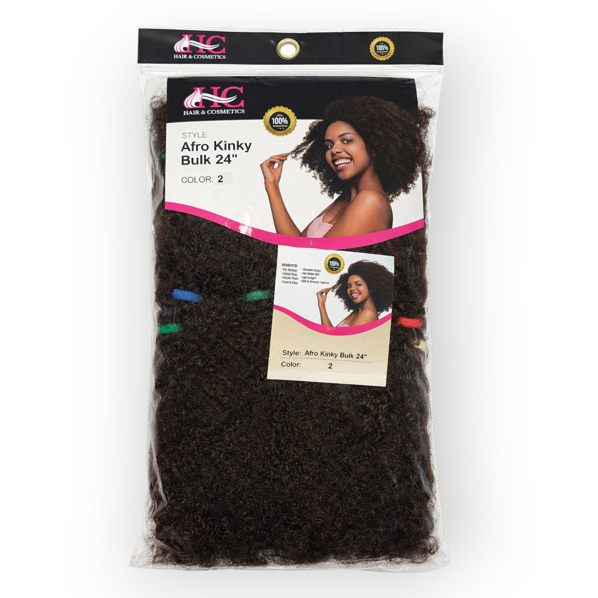 Afro Kinky Bulk 24 Zoll Farbe