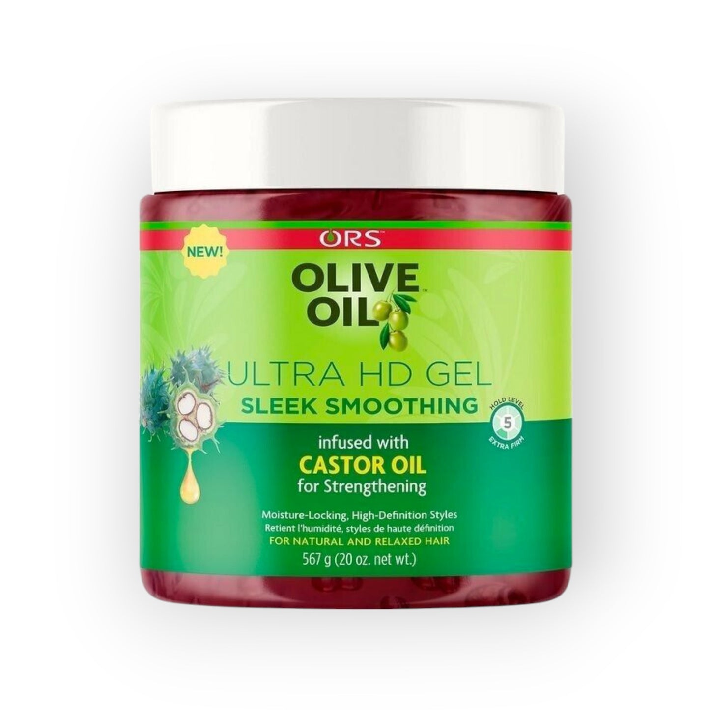 ORS Olive Oil Sleek Smoothing Gel Castor Oil 567g