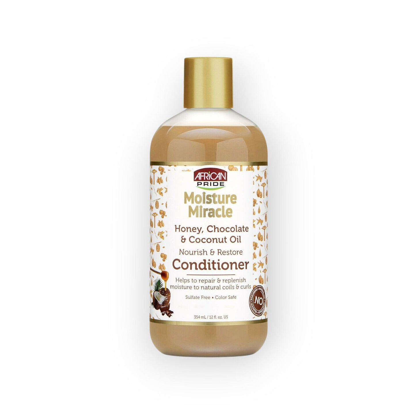 African Pride Moisture Miracle Honey, Chocolate & Coconut Oil Conditioner 354ml