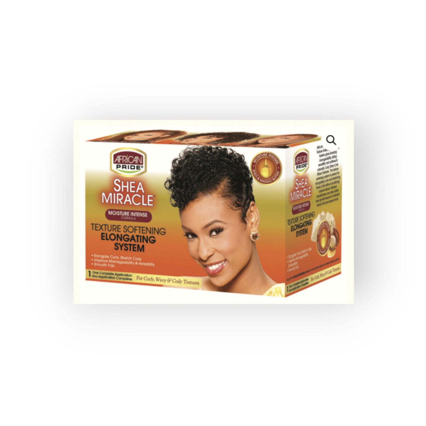African Pride Shea Butter Texture Softening Kit Elongating System