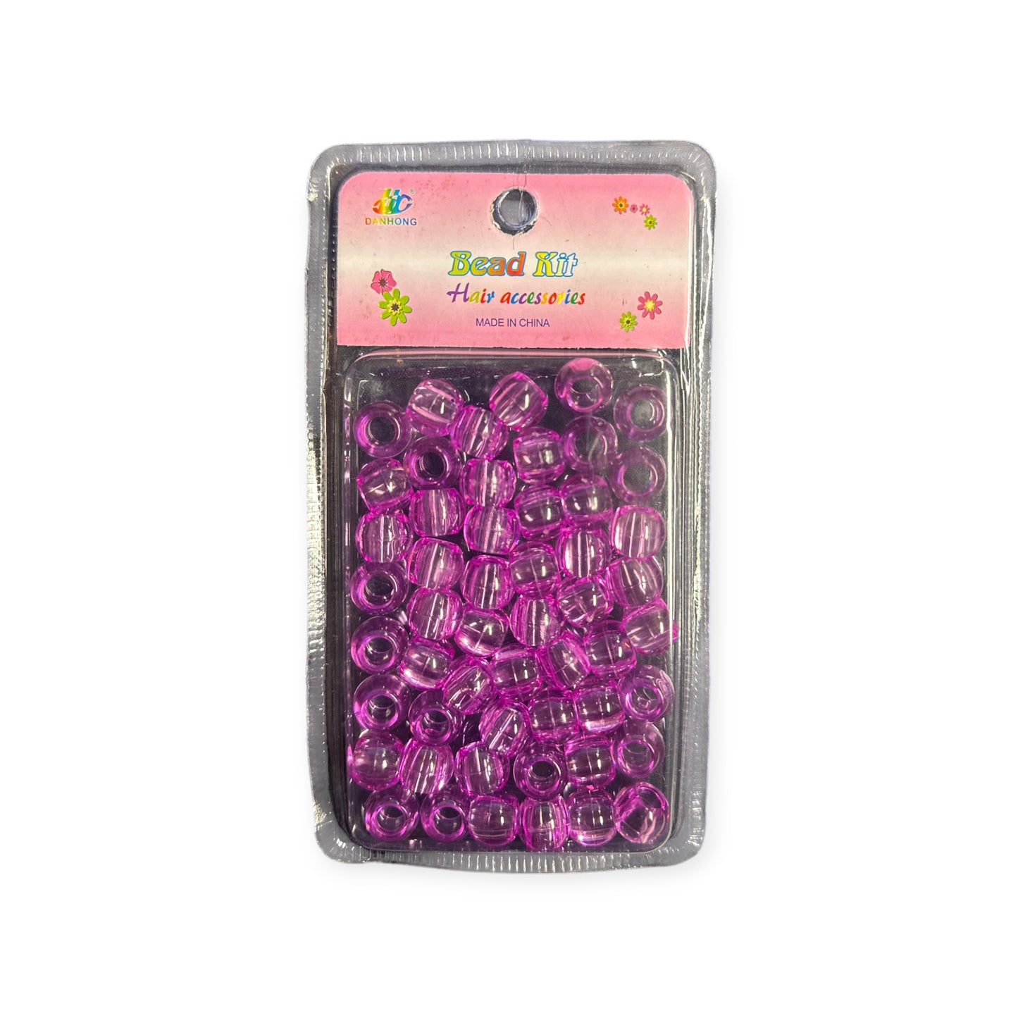 Haarperlen Lila Bead Kit Hair Accessories