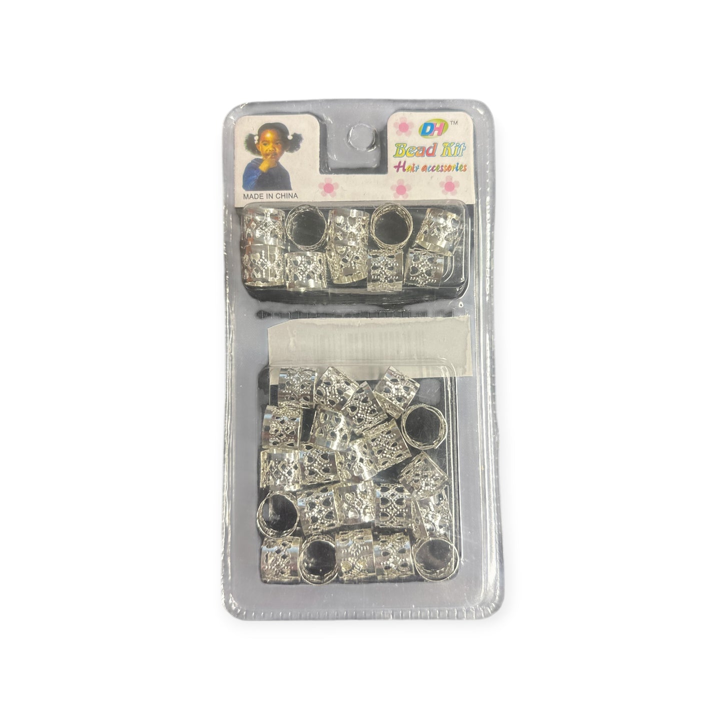 Haarperlen Silber Bead Kit Hair Accessories