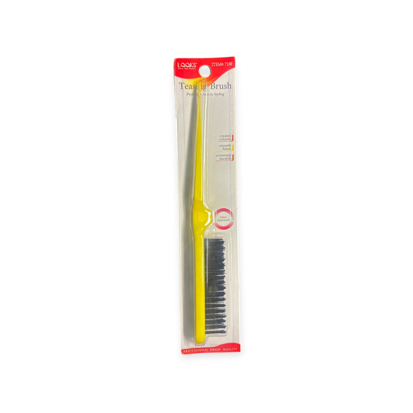 Teasing Brush Professional Grade Quality Colour #Yellow