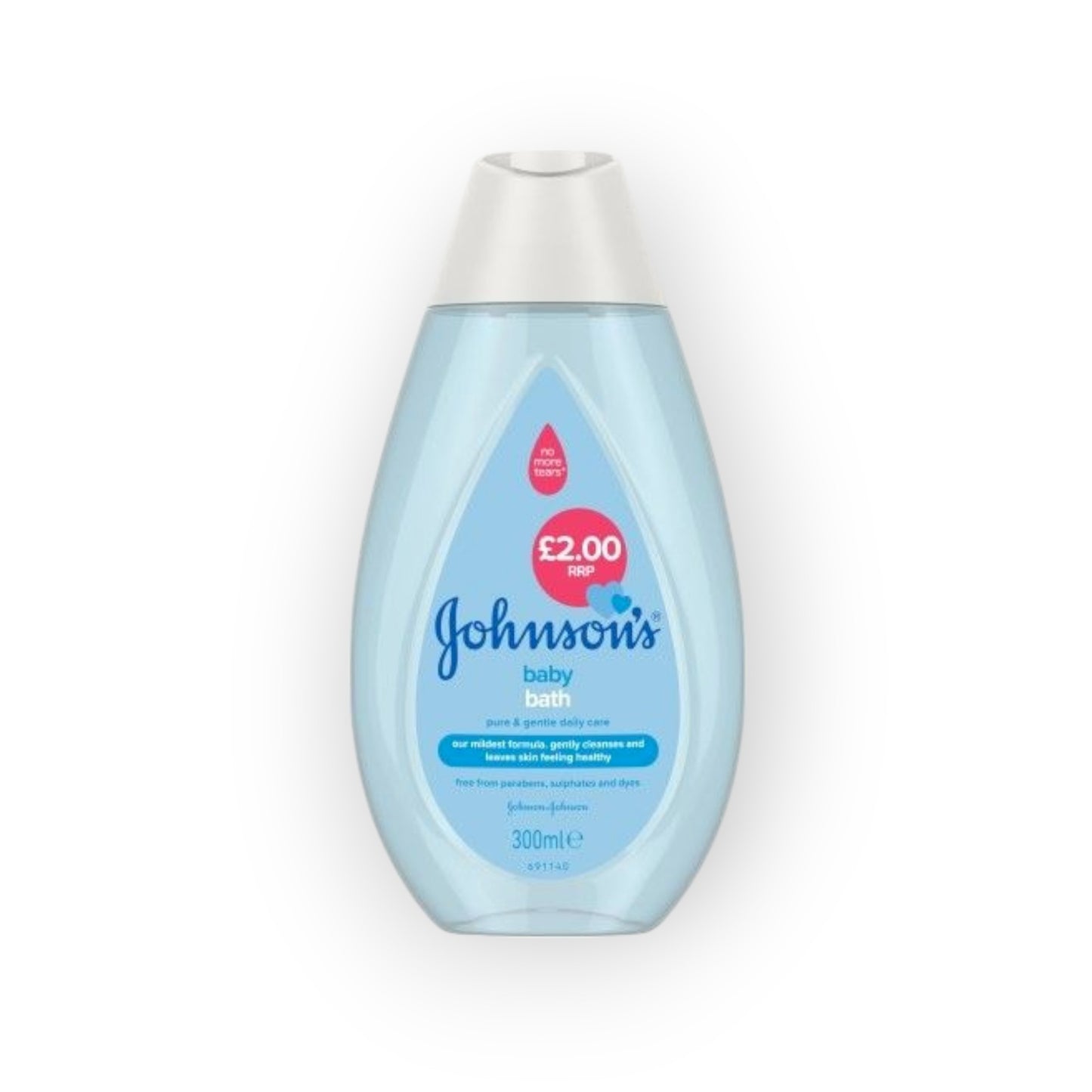 Johnsons Baby Bath Oil Blue 300ml