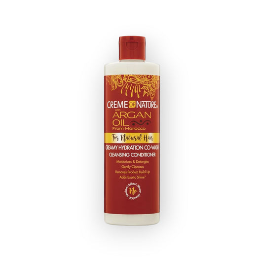 Creme of Nature - Arganöl Haarspülung, cremige Hydration Co-Wash Reinigungs-Conditioner, 354 ml