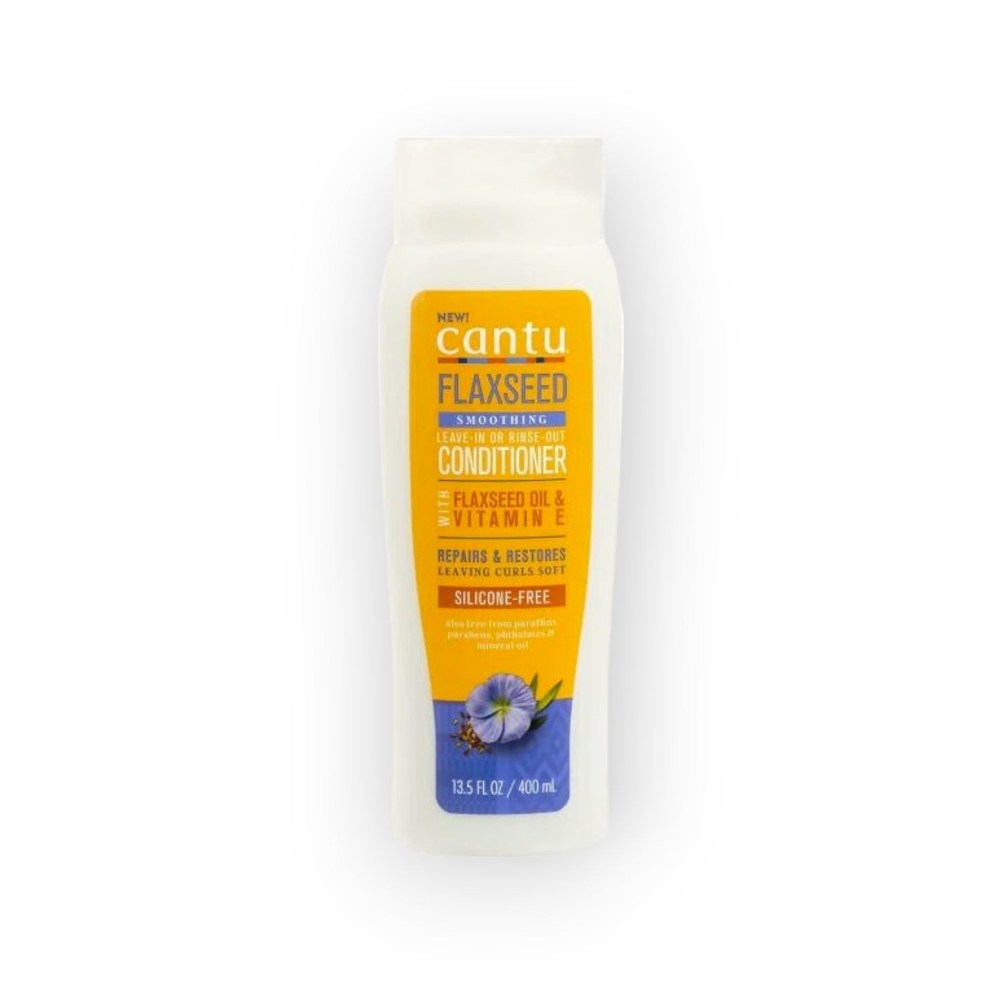 Cantu Flaxseed Smoothing Conditioner Silicone-Free 13.5 FL OZ 400ml