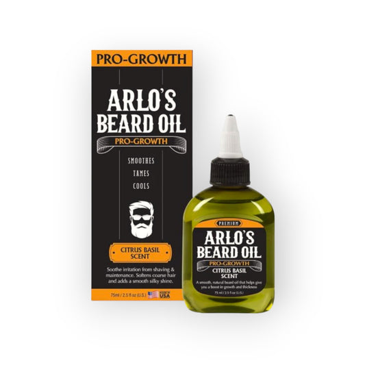 Arlo's Beard Oil Pro-Growth Cutrus Basil 75ml.