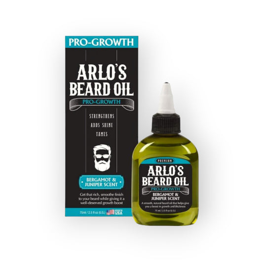 Arlo's Beard Oil Pro-Growth Bergamot & Juniper 75ml.