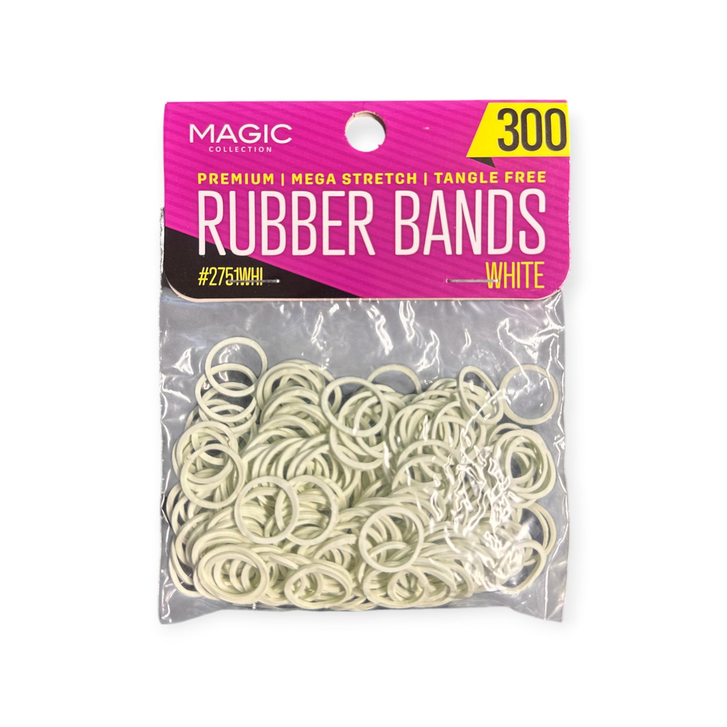 Rubber Bands Haargummi Magic Collection 300St #White