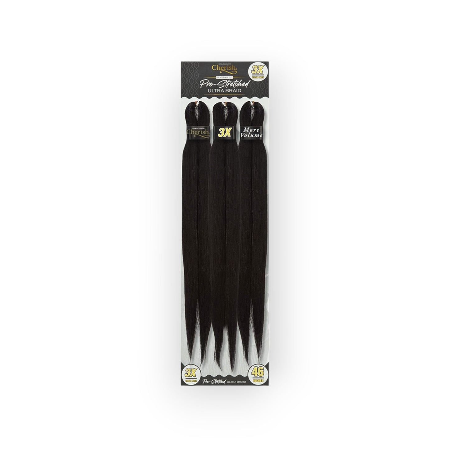 Cherish Handmade 3X Value Pack Pre-Stretched Ultra Braid 46 Zoll