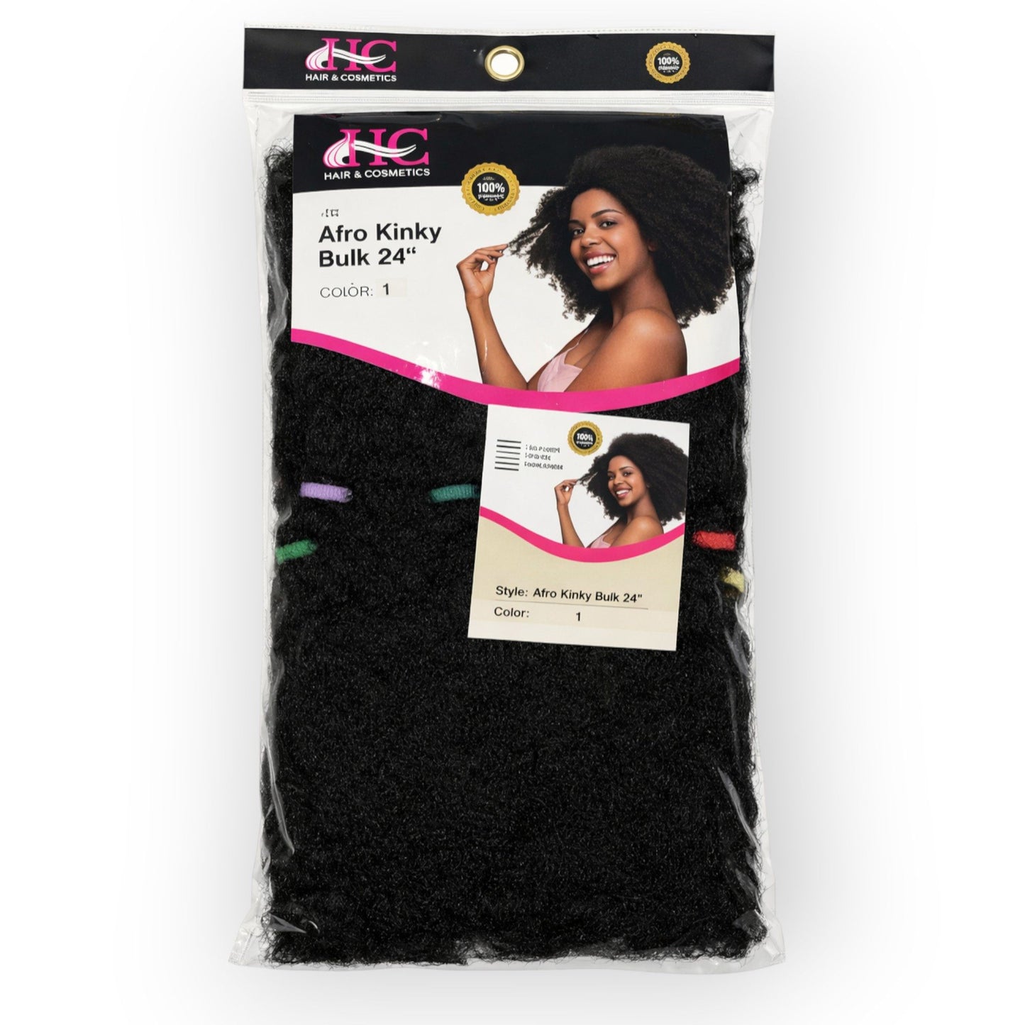 Afro Kinky Bulk 24", Extensions, Afro Twist