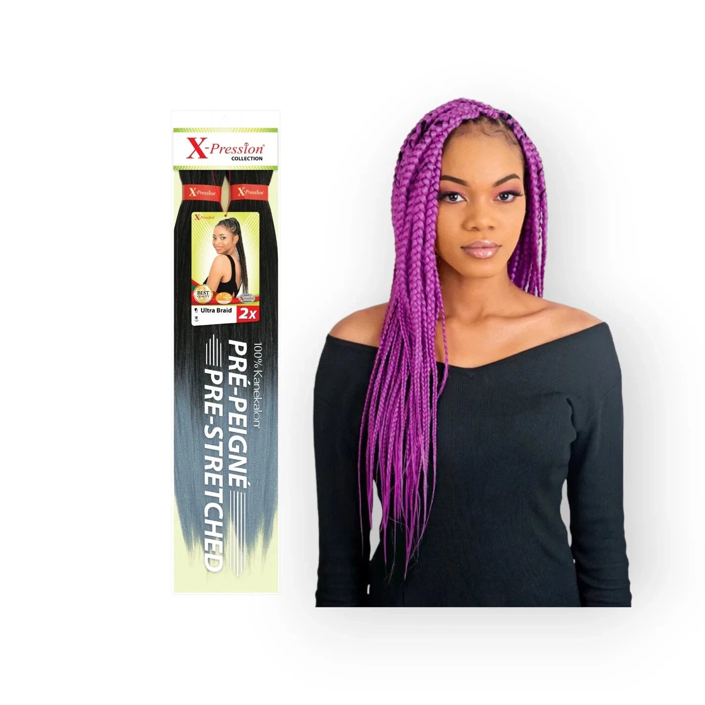 Premium Original X-Pression - 2x Pre-Stretched Braids