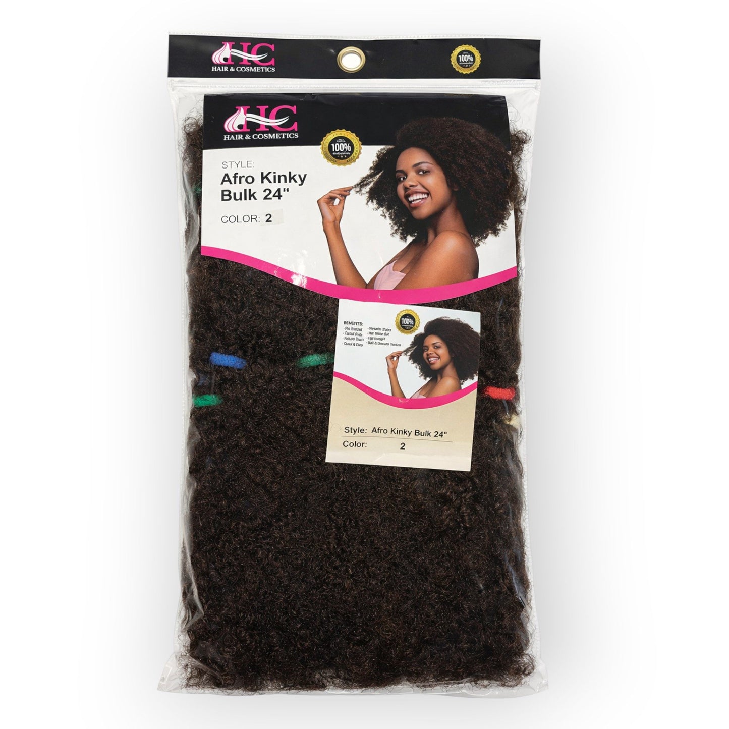 Afro Kinky Bulk 24", Extensions, Afro Twist