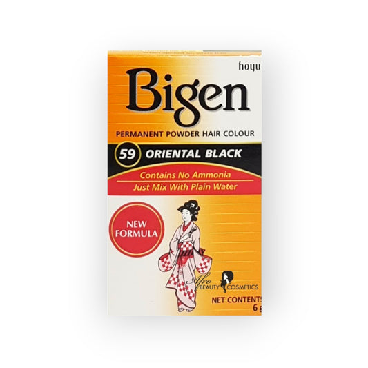Bigen Permanent Hair Color #59 Oriental Black