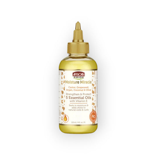 African Pride Moisture Miracle 5 Essential Oils with Vitamin E 118ml