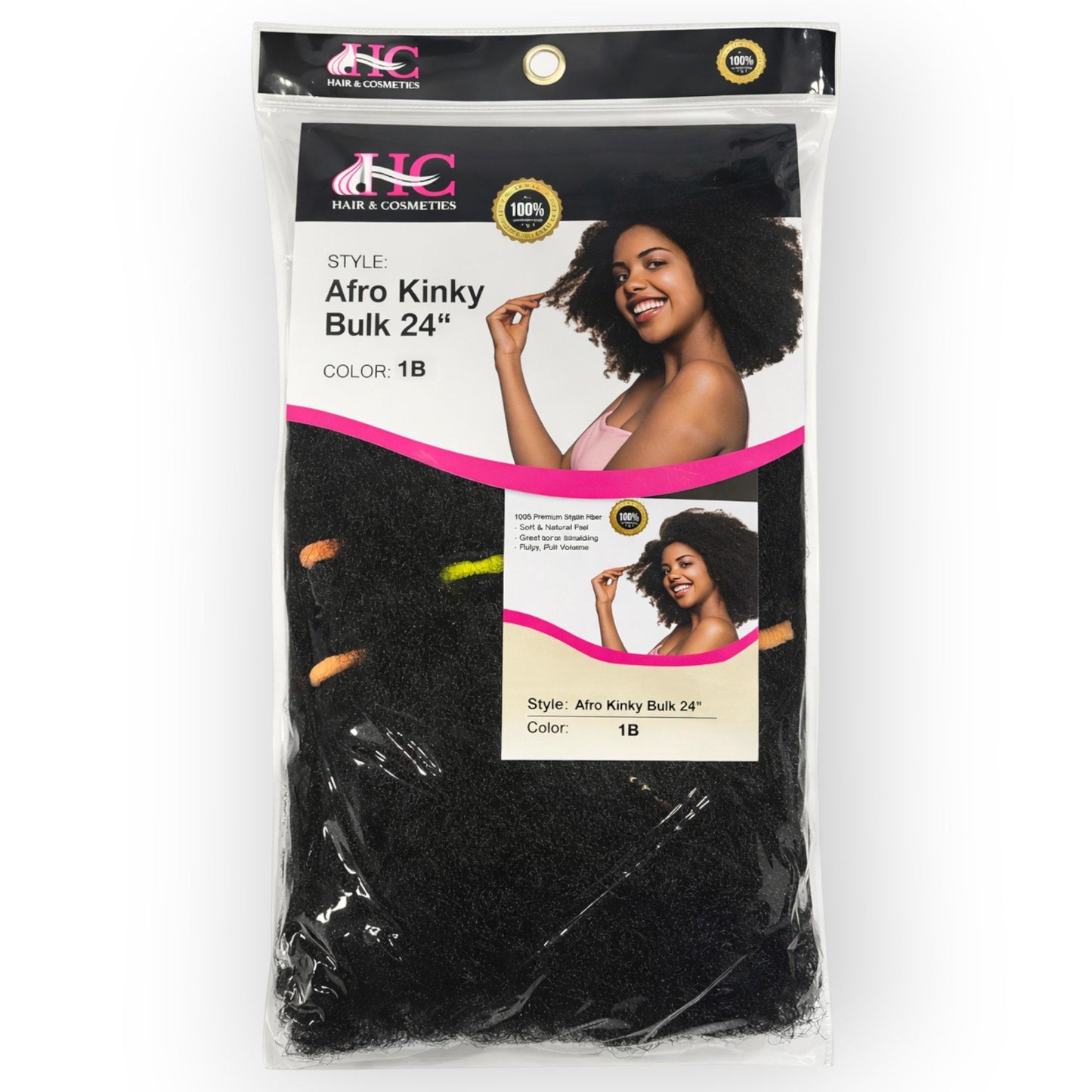 Afro Kinky Bulk 24", Extensions, Afro Twist