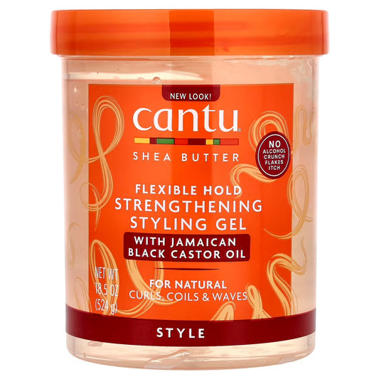 Cantu Shea Butter Maximum Hold Styling Gel with Jamaican Black Castor Oil 524g
