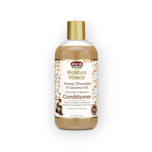 African Pride Moisture Miracle Honey, Chocolate & Coconut Oil Conditioner 354ml