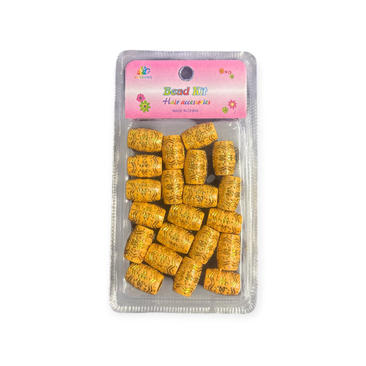 Haarperlen Braun/Gold Bead Kit Hair Accessories