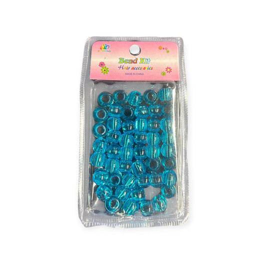 Haarperlen Hellblau Bead Kit Hair Accessories