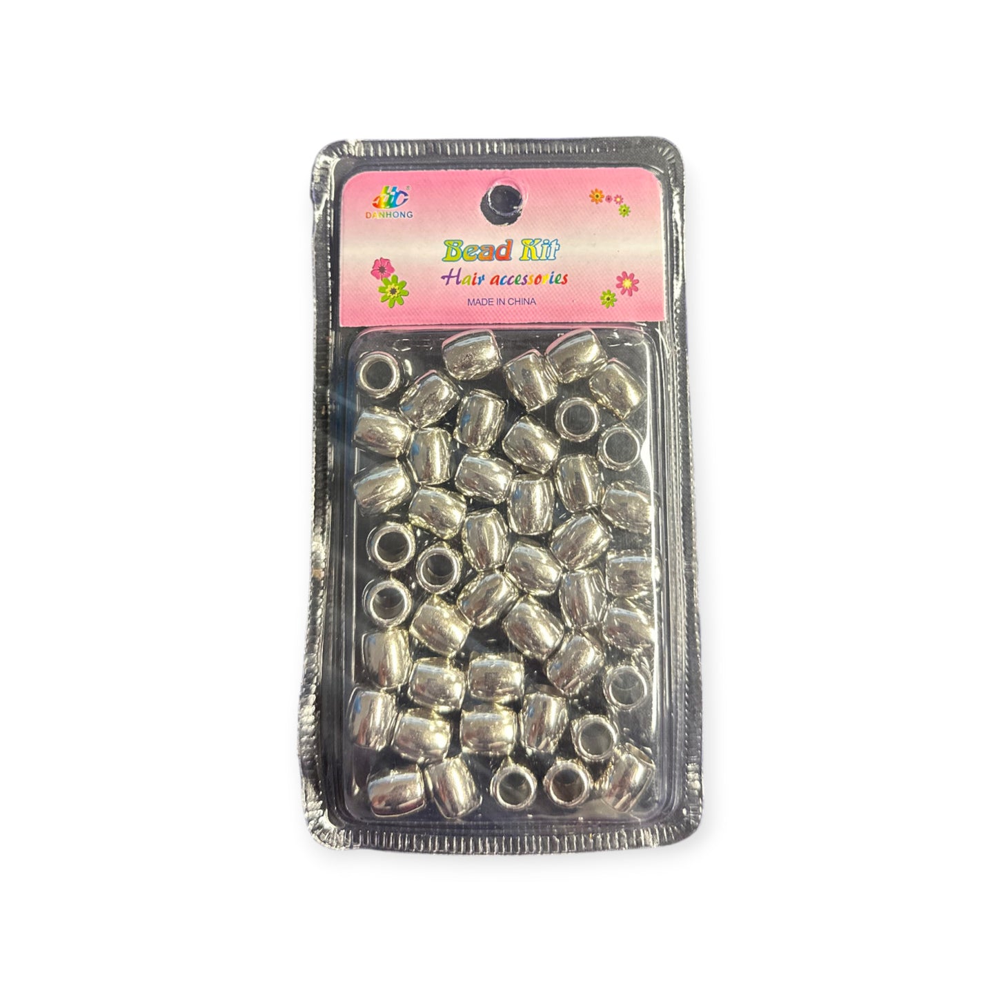Haarperlen Silber Bead Kit Hair Accessories