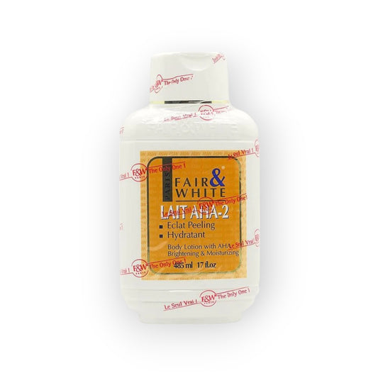 Fair & White Lait AHA-2 Brightening & Moisturizing Body Lotion 485ml