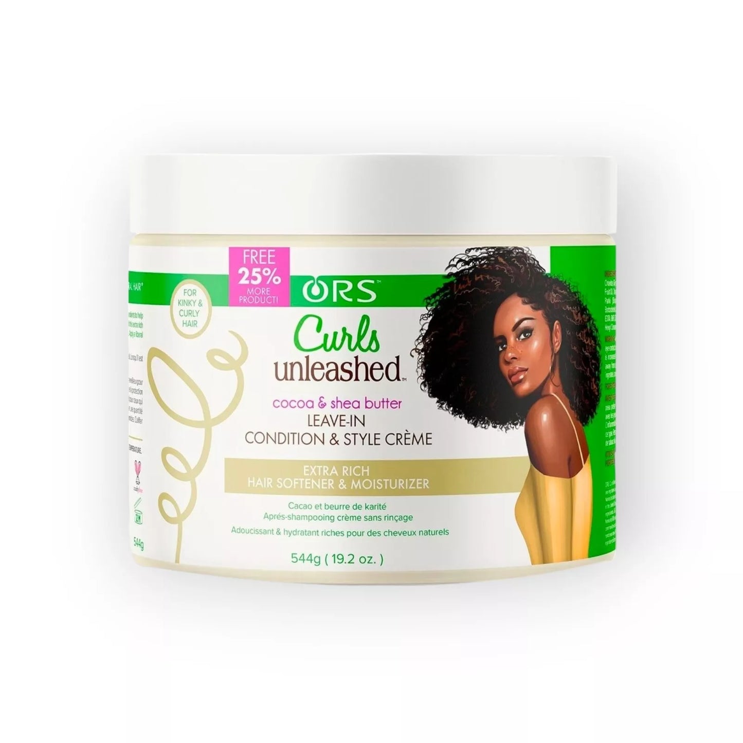 ORS Curls Unleashed Leave-In Condition & Style Creme Cocoa&Shea Butter 567g