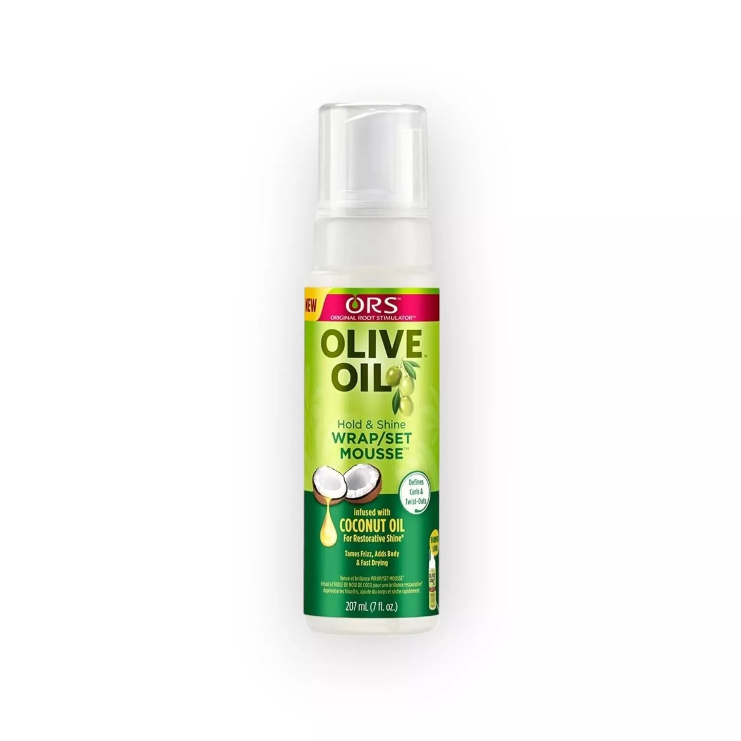 ORS Olive Oil Wrap Set Mousse Coconut Oil 207ml