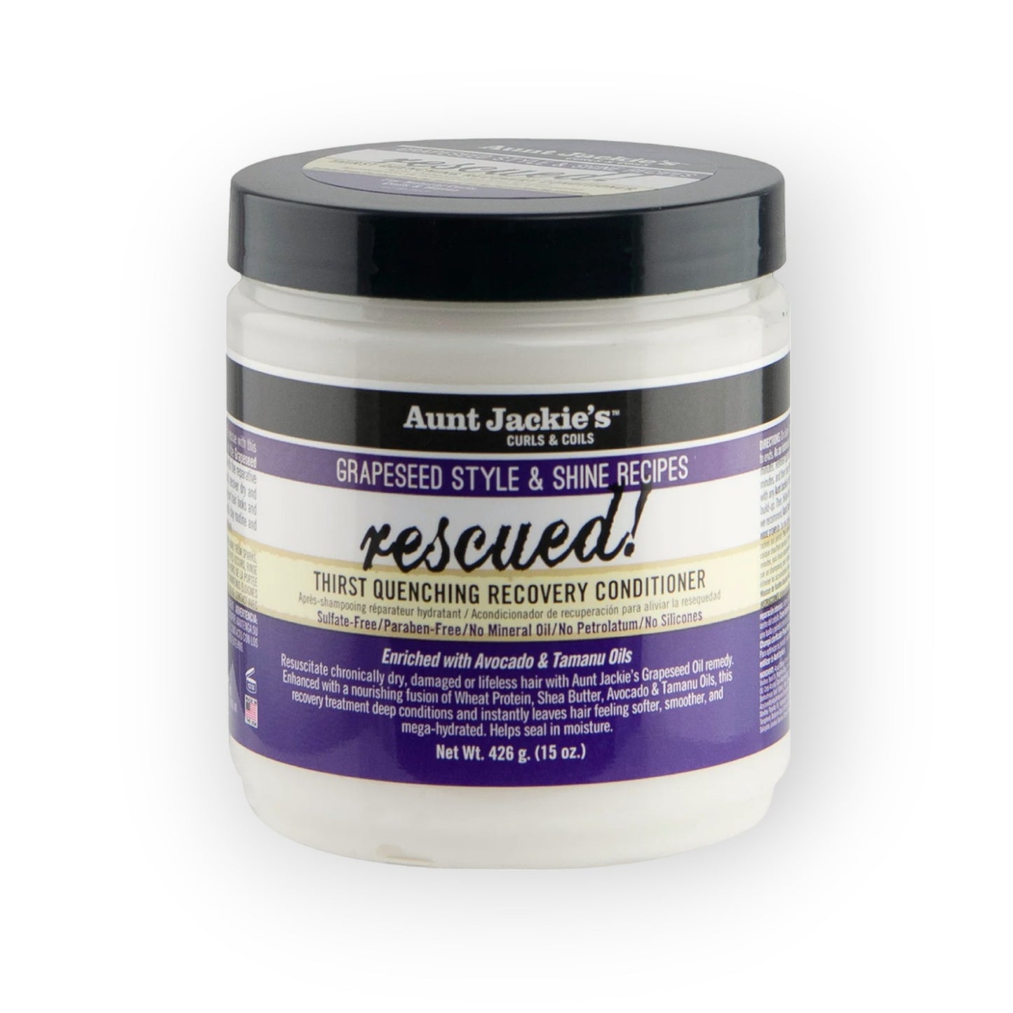Aunt Jackie's Curls & Coils Thirst Quenching Recovery Conditioner, 426g