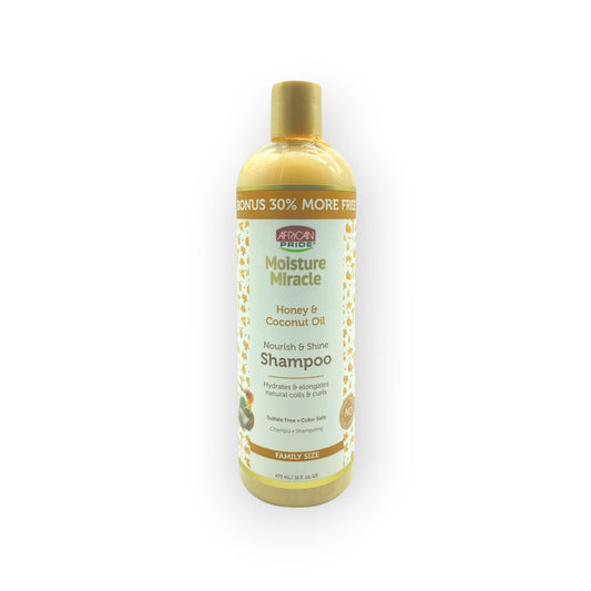 African Pride Moisture Miracle Honey & Coconut Oil Shampoo 473ml