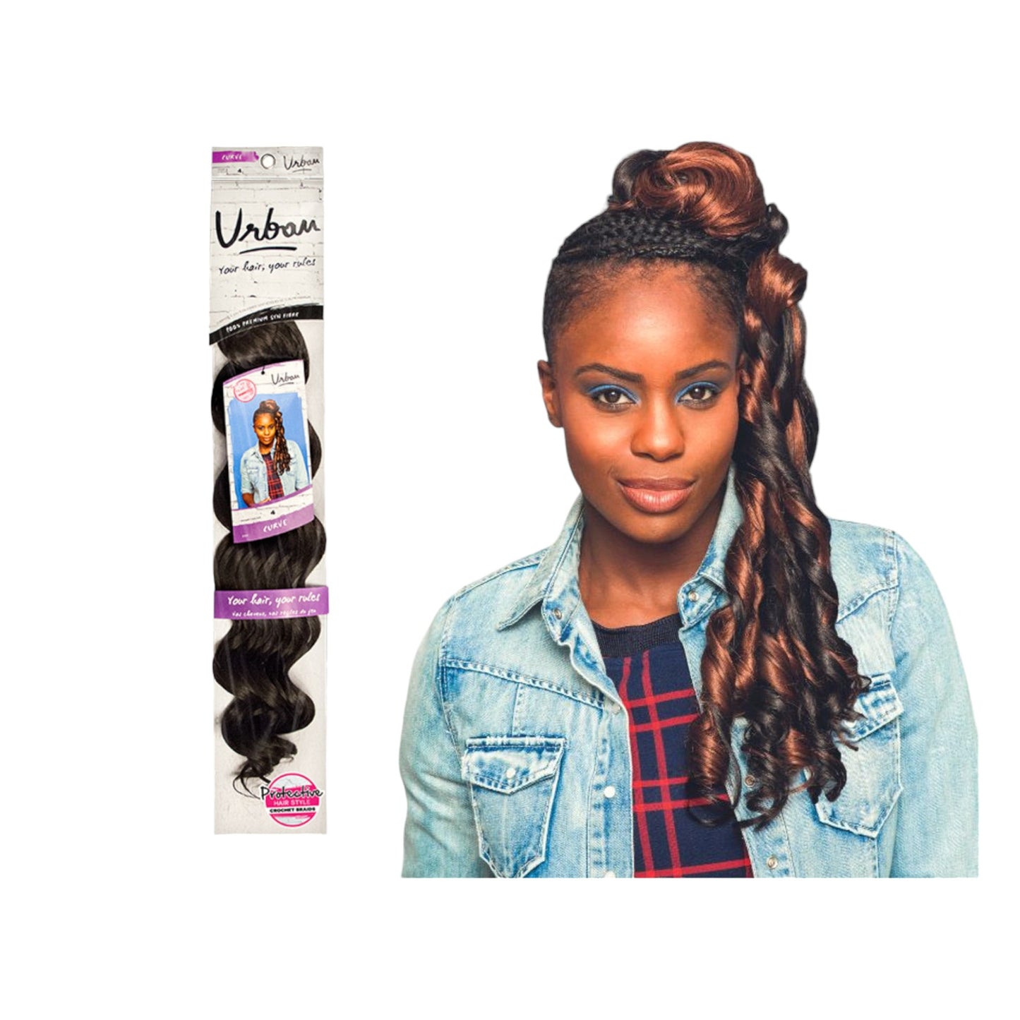 Urban Curve - Crochet Braids