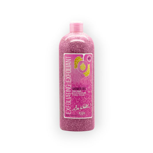 Fair & White So White Exfoliating Shower Body Gel Tonic Scrub- 940 ml
