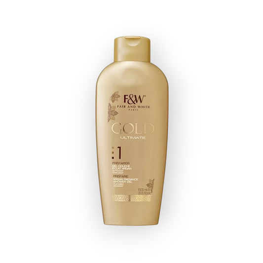 Fair & White Gold Ultimate Argan Radiance Shower Gel 1000ml