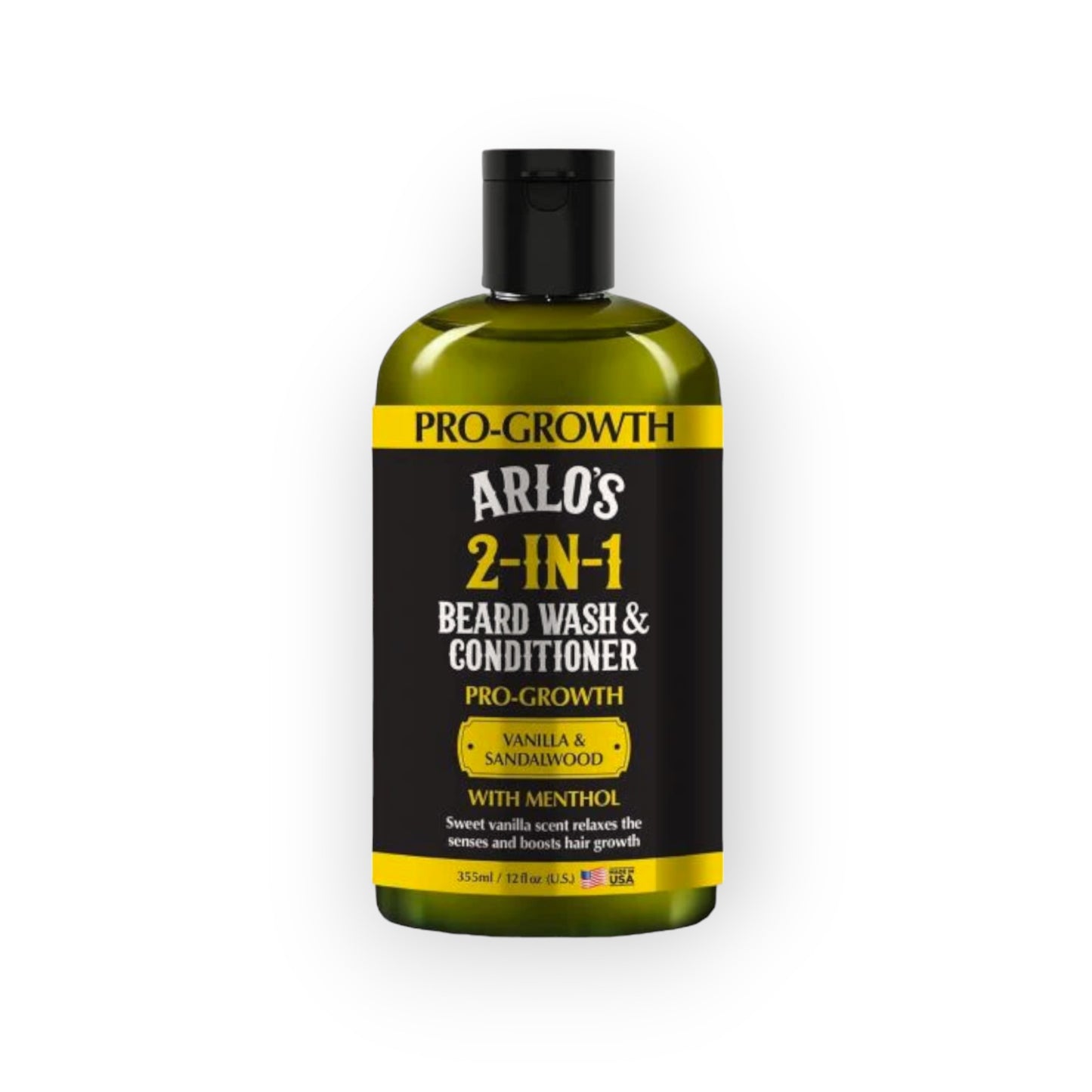 Arlo's 2IN1 Beard Wash & Conditioner, Vanilla-Sandalwood 355ml