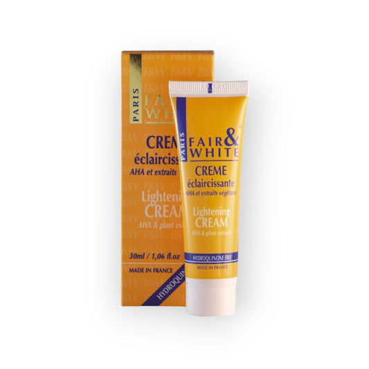 Fair & White Aufhellende Creme AHA & Pflanzenextrakte 30ml