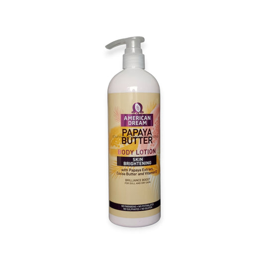 Papaya Butter Body Lotion Skin Brightening American Dream 750ml