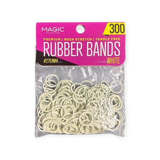 Rubber Bands Haargummi Magic Collection 300St #White