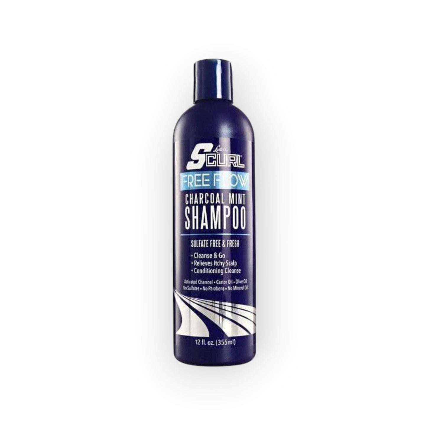 S Curl Charcoal Mint Shampoo 355ml