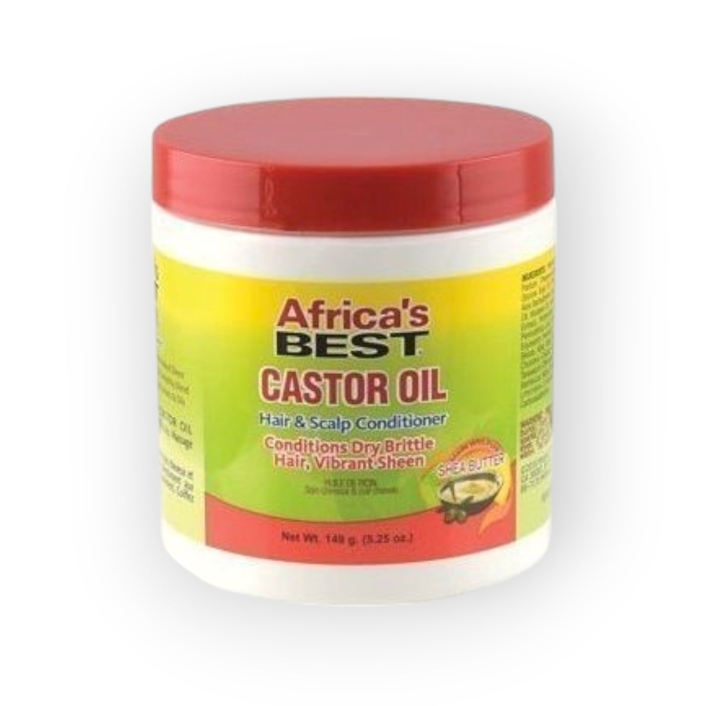 Africas Best Castor Oil Hair&Scalp Conditioner with Shea Butter